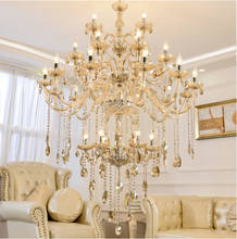Chandeliers Classic Elegant Design Custom Grand Palace Hotel Villa Large Crystal K9 Chandelier Lights Candle Chandelier Lamp LED 2024 - buy cheap