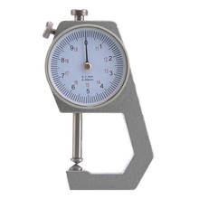 Dial Thickness Gauges 0-10mm/20mm 0.1mm Industrial Precision Metal Leather Paper Width Meter Tester 2024 - buy cheap