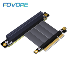 PCI Express-Adaptador de tarjeta elevador PCI-E 8X a 16X, Cable Flexible PCIe Gen3, 8Gb, 17cm, Cable Axial 2024 - compra barato
