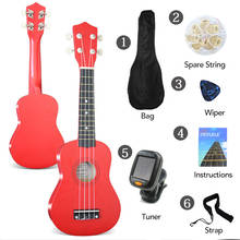 Ukulele Rosewood Acoustic Nylon 4 Strings Ukulele Bass Guitar 21" Soprano Ukulele for beginners or Basic Players ukulele concert 2024 - buy cheap