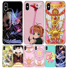 Card Captor Sakura Anime Silicon Call Phone Case For Apple iPhone 11 13 Pro Max 12 Mini 7 Plus 6 X XR XS 8 6S SE 5S + Cover 2024 - buy cheap