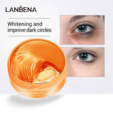 LANBENA VC-parches para los ojos, mascarilla de colágeno, Gel para reducir las arrugas, apretar la piel, eliminar las ojeras, hidratante, mejora completa 2024 - compra barato