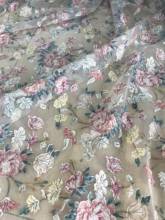 Venda superior tecido de renda líquida francesa L-72685 bordado tecido de renda de tule nigeriano para vestido brial 2024 - compre barato