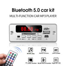 2021 Bluetooth5.0 беспроводной автомобильный USB mp3-плеер модуль TF слот для карты/USB/FM/удаленный MP3 декодирование плата декодирования Модуль платы 2024 - купить недорого