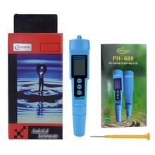 Medidor de temperatura de PH ORP portátil probador Detector de conductividad de acidometro de pluma probador de Monitor de calidad de agua Digital 2024 - compra barato