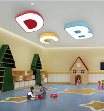 Kindergarten lighting classroom lights early education center training room letter modeling ceiling creative cartoon led art led 2024 - buy cheap