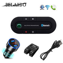 Handsfree Bluetooth Car Kit Wireless Bluetooth Stereo Speaker Phone MP3 Music Player Bluetooth Transmitter With Dual USB Charger 2024 - buy cheap