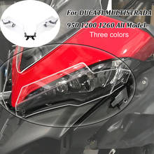 Farol protetor guarda grille capa para ducati multistrada 950 1200 1260 todos os modelos farol proteção 2015-2020 motocicleta 2024 - compre barato