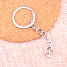20pcs key cross heart Keychain 23*12mm Pendants Car Key Chain Ring Holder Keyring Souvenir Jewelry Gift 2024 - buy cheap
