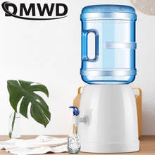 DMWD Mini Water Pump Dispenser Desktop Fountains Gallon Drinking Bottle Switch Base Bucket Holder Manual Press Barrel Tap Faucet 2024 - buy cheap