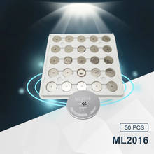 50 шт. Maxell Оригинал ML2016 ML 2016 3v литий-ионная аккумуляторная батарея для монет CMOS аккумулятор RTC батареи 2024 - купить недорого