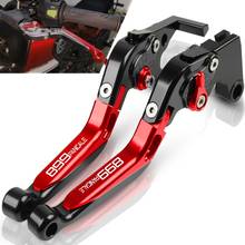 Motorcycle Accessories handbrake Folding Extendable CNC Moto Adjustable Clutch Brake Levers For DUCATI 899 Panigale 2014 2015 2024 - buy cheap
