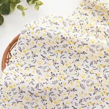 140x50cm Floral Cartoon Bear Cotton Poplin Sewing Fabric, Making Clothes and Dresses Handmade DIY Cloth 2024 - buy cheap