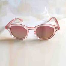 Johnny Depp-gafas de sol rosas para mujer, lentes de sol femeninos de alta calidad con montura de acetato, a la moda, Estilo Vintage 2024 - compra barato