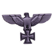 Emblema da segunda guerra mundial, chapéu da águia com crachá de metal da segunda guerra mundial 2024 - compre barato