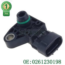 Drucksensor de pressão de ar, sensor de admissão do ar absoluto envio oem 0261230198 para opel suzuki respingo swift iv 2024 - compre barato