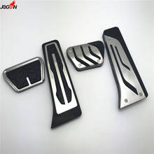 Stainless Steel Gas Fuel Brake Foot Pedal Pad Plate Cover Trim AT For BMW X3 G01 2018 2024 - buy cheap