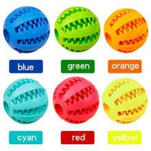 Pet Sof Pet Dog Toys Toy Funny Interactive Elasticity Ball Dog Chew Toy For Dog Tooth Clean Ball Of Food Extra-tough Rubber Ball 2024 - buy cheap