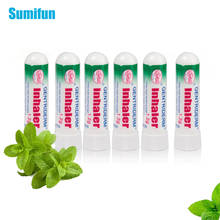 Sumifun-Crema de menta para rinitis, aceites esenciales nasales 100% originales, rinitis refrescante, pomada fría para nariz, inhalador Nasal P0084 2024 - compra barato