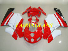 Molde de injeção Carenagens carroçaria para a DUCATI 749 999 05 06 ducati 749 999 2005 2006 ABS Vermelho branco Carenagem corpo kit + presentes DA04 2024 - compre barato