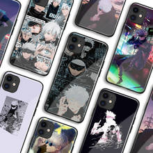 Satoru Gojo Jujutsu Kaisen Manga Anime Phone Cases For iPhone 11 12 Mini Pro XS Max 6s X XR 6 7 8 Plus SE Soft TPU Glass Cover 2024 - buy cheap