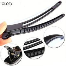 Black Holding Hair Styling Clip Flat Duck Mouth Hair Clips Pro Salon Hairdressing Cutting Hairpin Accessories DIY Home 4Pcs/set 2024 - compra barato