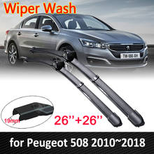 Car Wiper Blades for Peugeot 508 508RXH 508sw 2010 2011 2012 2013 2014 2015 2016 2017 2018 Windscreen Wipers Car Accessories 2024 - buy cheap