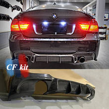 CF Kit Carbon Fiber Rear Bumper Lip Diffuser Spoiler For BMW E91 E90 325i 335i M Tech 2006 - 2011 Car Styling 2024 - buy cheap