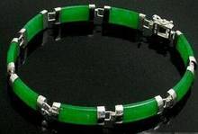 Muito verde natural nova prata fortuna lucky link pulseira jade 2024 - compre barato