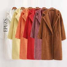 12 colour Winter pink faux fur coat women Thick Warm long teddy coat plus size women faux fur jacket Korean Lambswool outwear 2024 - buy cheap