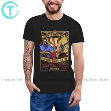 Skeletor-Camiseta de maestro del universo para hombres, camisa de playa estampada, 100 de algodón, 4xl 2024 - compra barato