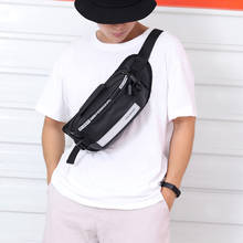 Multi-function Men Fanny Pack Nylon Chest Purse Male Street Travel Waist Pouch Popular Belt Bag Sling Chest Pouch 2024 - buy cheap