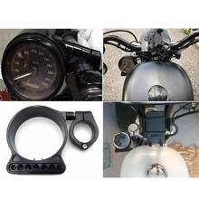 Aftermarket Free Shipping Motorcycel Parts 39mm/16" Side Mount Speedo Relocation Bracket For Harley Sportster XL 883 1200 BLACK 2024 - buy cheap