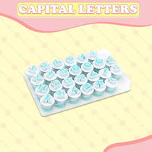 Fondant Cake Alphabet Plunger Set A-Z 0-9 DIY Cake Stamp Mold Cakes Cookies Pastries Mold for Cake Decoration Making KSI999