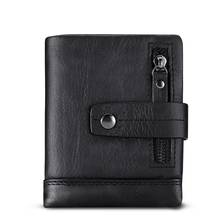 Men's Wallet Genuine Leather Purse Male Rfid Short Wallet Multifunction Storage Bag Coin Purse Wallet's Card Bags High Quality 2024 - buy cheap