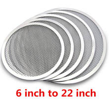 Mesh Grill Pizza Screen Round Baking Tray Accessories Net Kitchen Tools Ovens Kit Molds for Pizza, Shape Pizza, Pizza Grid tray 2024 - buy cheap
