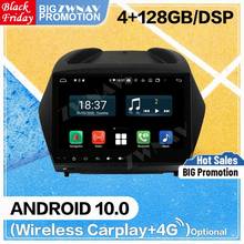 128G Carplay Android 10.0 DVD Player for Hyundai IX35 Tucson 2011 2012 2013 2014 2015 GPS Navi Auto Audio Radio Stereo Head unit 2024 - buy cheap