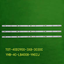 TCL-barra de luz L40P1A-F, TOT-40D2900-3X8-3030C, 69CM, 3 barras de luz, YHA-4C-LB4008-YH07J de longitud Total 2024 - compra barato