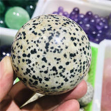 A bola de cristal de pedra de gergelim natural é usada para decoração de casa e feng shui 2024 - compre barato