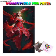 MOMEMO Beauty Wooden Jigsaw Puzzle 1000 Pieces Customized Painting Puzzle Toys for Adults Assembling Puzzles Games 2024 - buy cheap