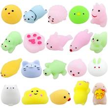 Random 10 Pcs/set Fidget Toy Kawaii Mini Squishy Cute Animal Sweet Squishys Squeeze Ball Pack Anti-Stress Relief Adult Kids Toys 2024 - buy cheap