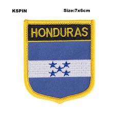 Honduras Shield Shape embroidered flag patches national flag patches for Cothing DIY Decoration PT0077-S 2024 - buy cheap