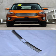 Stainless Steel inner Rear Bumper Protector Sill Trunk Tread Plate Trim Fit For Hyundai IX25 Creta  2014 2015 2016 2017 2018 2024 - buy cheap