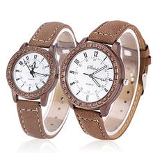 Модные женские часы, женские часы с кожаным ремешком, кварцевые наручные часы, пара часов horloge dames horloges vrouwen reloj mujer 2024 - купить недорого