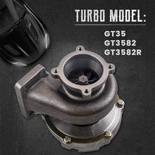 Anti-Surge GT35 GT3582R GT3582 Turbo T3 Flange .63AR 4 Bolts Water Oil Cooled Turbocharger Turbine Turbolader 2024 - buy cheap