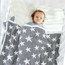 Knitted Baby Blanket Newborn Baby Swaddle Wrap Blankets Infant Baby Receiving Blanket Cotton Baby Crib Bedding Stroller Blankets 2024 - buy cheap