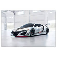 Acura NSX GT3-papel tapiz de coche deportivo, carteles e impresiones artísticos de pared, pintura en lienzo, imagen de pared para decoración de sala de estar 2024 - compra barato