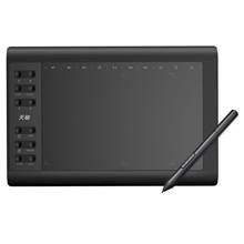 10moons-tableta de dibujo gráfica G10, Tablet de arte Digital ultraligera con Stylus sin batería, 8192 niveles de presión, 10 teclas, Android OTG 2024 - compra barato