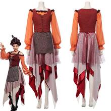 Adult Mary Sanderson Cosplay Costume Women Dress Halloween Carnival Party Costumes 2024 - buy cheap