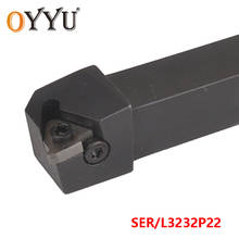 Oyyu-suporte de ferramenta de torno externo tridimensional, ser3232, sel3232, eixo giratório, cortador cnc, uso de haste, 22er/ir, inserções de carboneto 2024 - compre barato